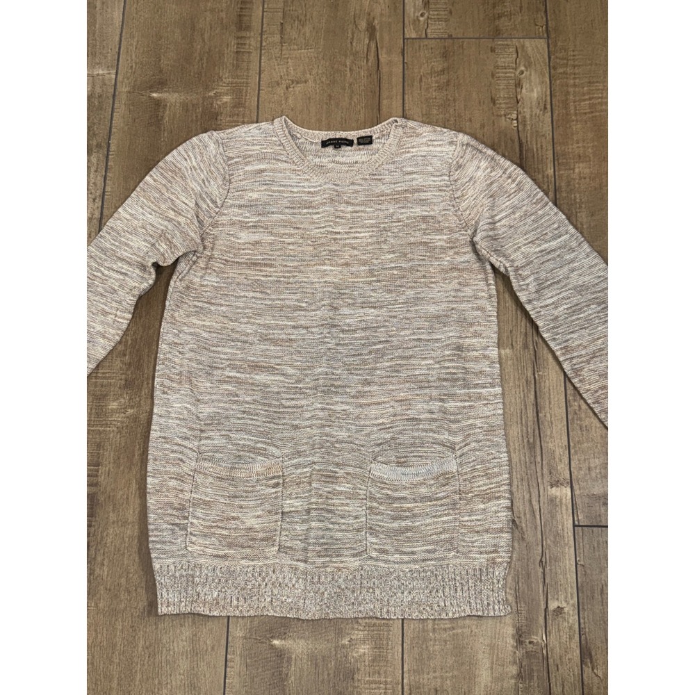 Jeanne Pierre Women Multicolor Knit Sweater Dress Pockets Size‎ Medium
